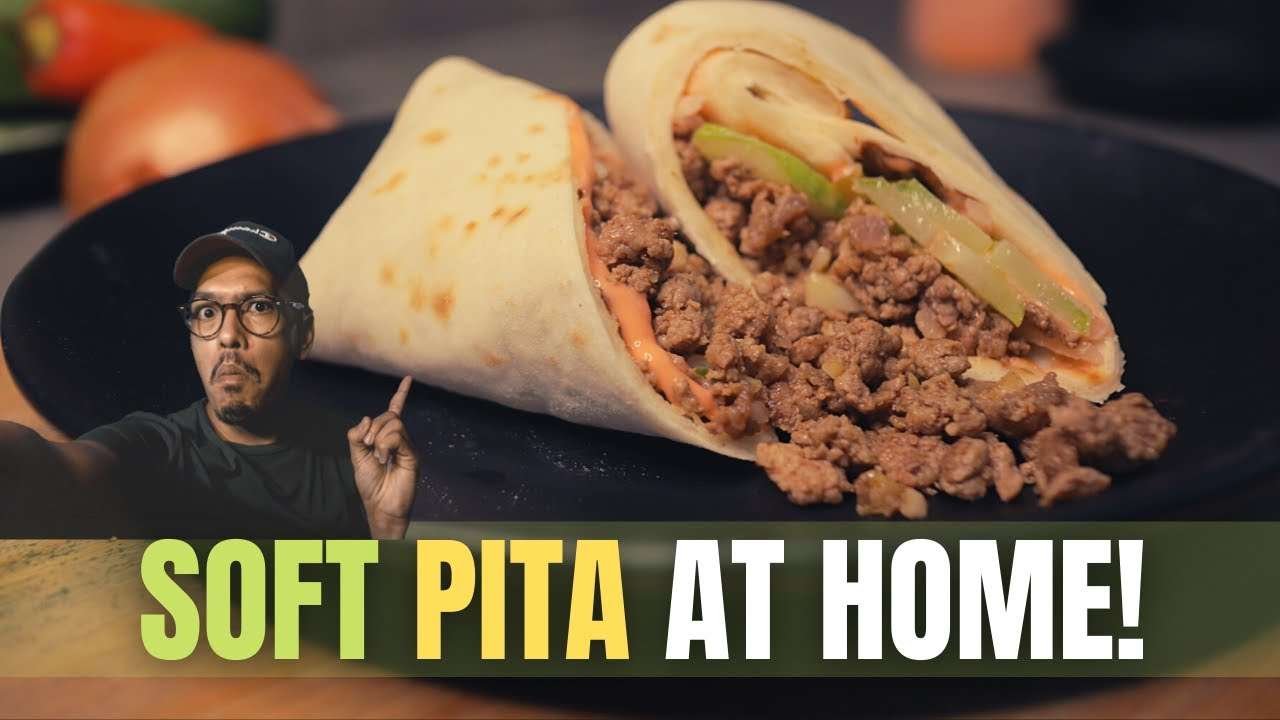 SOFT PITA BREAD FOR SHAWARMA | PITA BREAD RECIPE (Filipino Shawarma Recipe)
