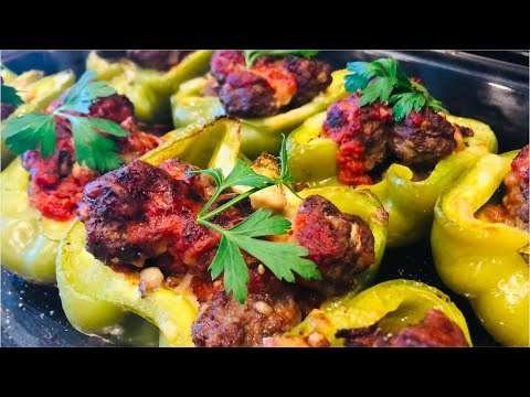 Meatball Stuffed Bell Peppers | Healthy and Delicious Recipe!