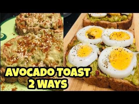 Avocado Toast 2 ways||Avocado recipes#Saniya’sPan#
