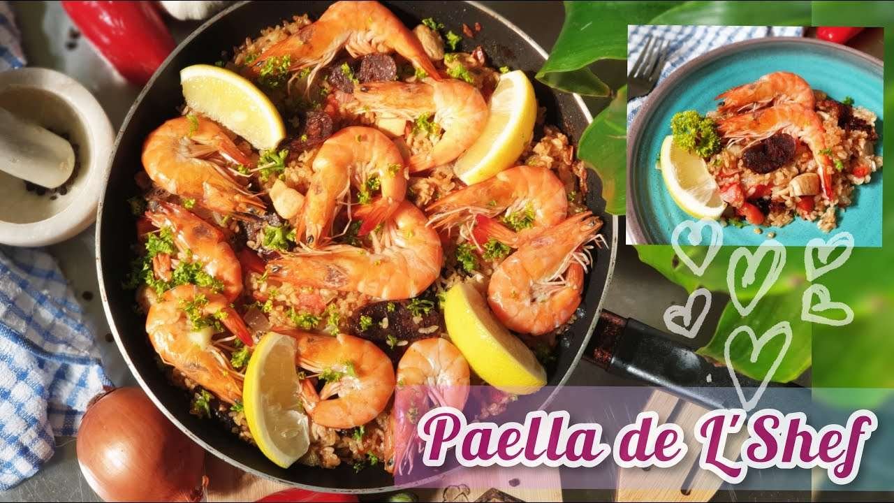 Paella de L'Shef l Easy & Yummy Recipe l L'Shef Food