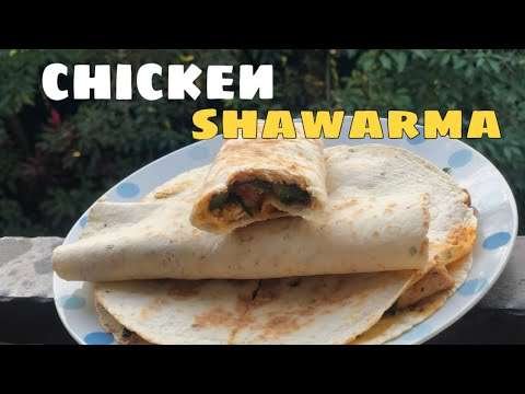 HOMEMADE EASY TORTILLA / CHICKEN WRAP RECIPE  #chickenwrap