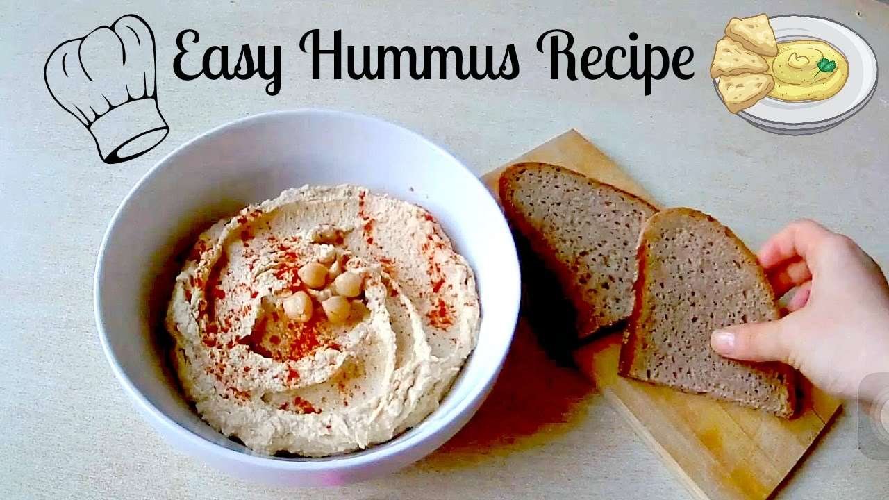 Easy Hummus Recipe | 鷹嘴豆泥醬