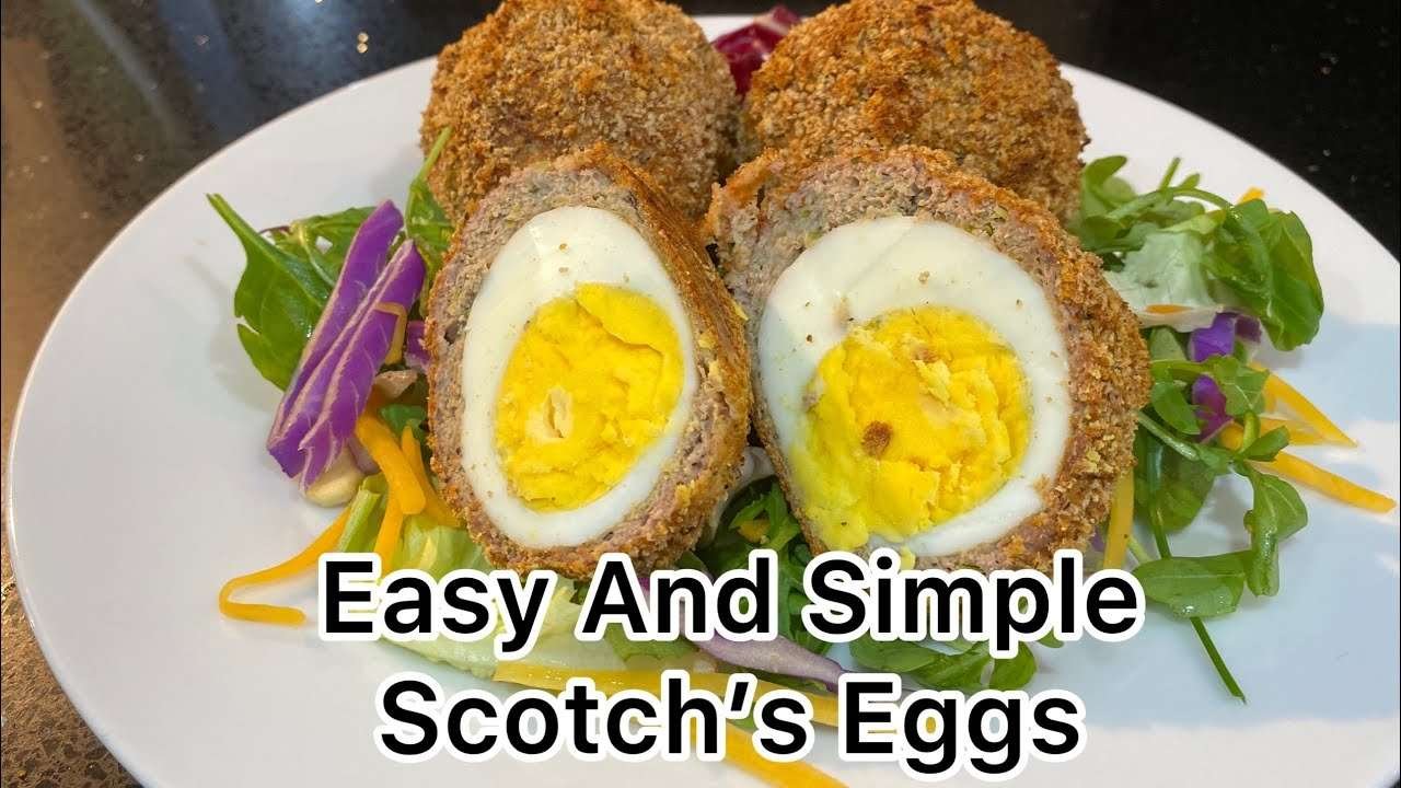 EASY and SIMPLE SCOTCH EGGS | LUTONG SINGKIT | HOME COOKED | HOME FOOD | ENGLAND