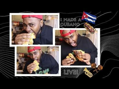 LET'S MAKE A CUBAN PORK (CUBANO) SANDWICH WITH VEGAN KING'ZZ 😋🙏🏾 LIVE