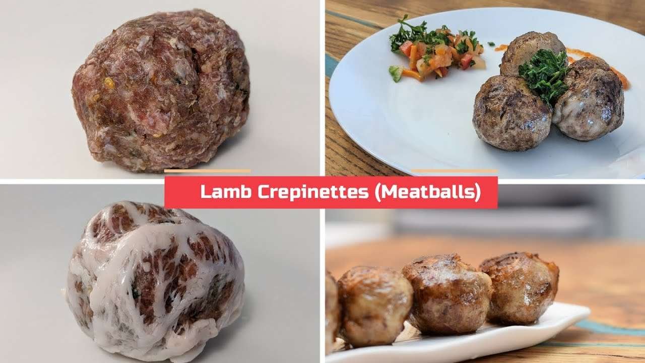 Lamb Crepinettes / Meatballs / Rissole / French Sausage / Chef by Chance