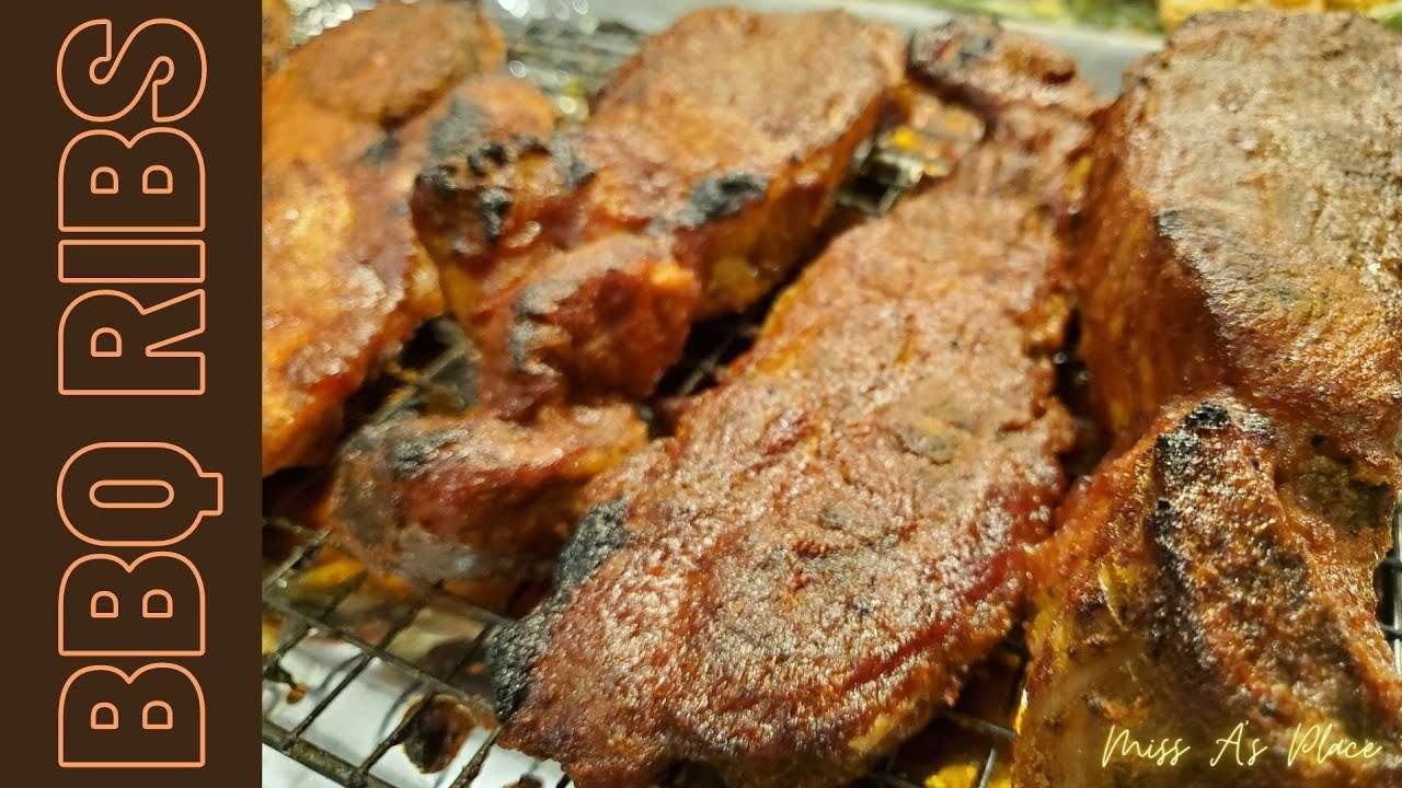 Slow Cooked Oven Baked BBQ Ribs! Homemade BBQ Sauce and Dry Rub! Easy dinner!