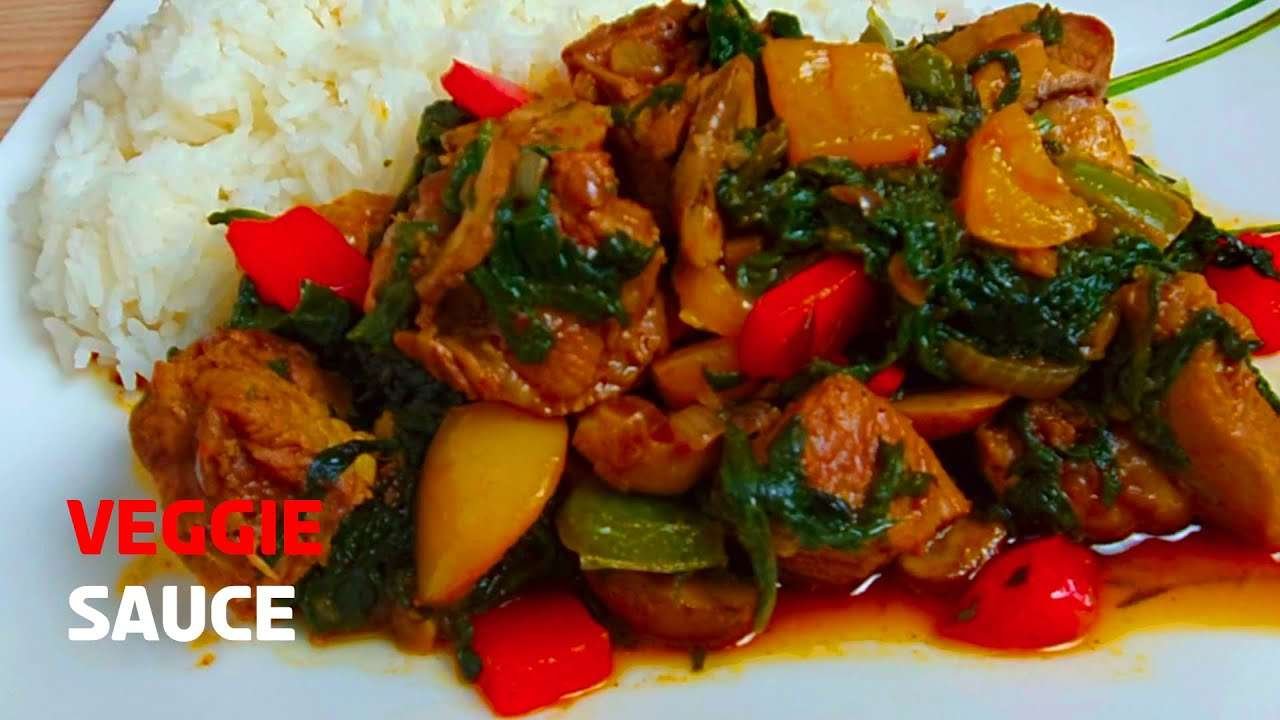 How to Make Veggie Sauce For Rice | Tasty Dinner Recipe |