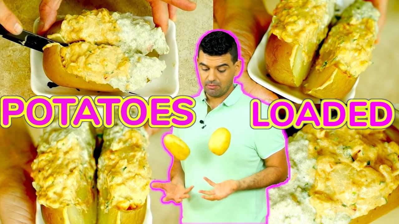 LOADED POTATOES VEGAN Recipe | OMEGA 3 SUPER Boost | Alex V​egan