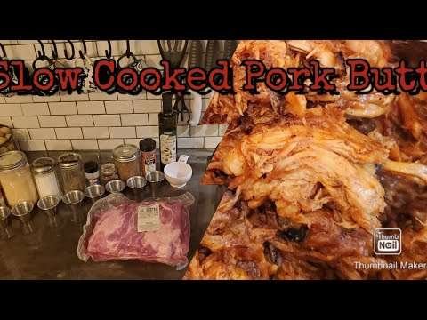 Slow Cooked Pork Butt w/Fixins LIVE DINNER PREP!!