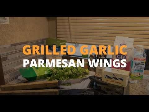 Grilled Garlic Parmesan Wings