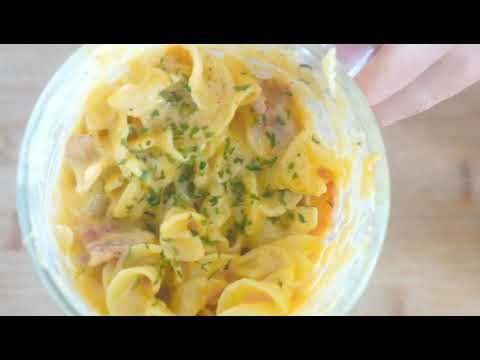 Bacon Mac & Cheese – IN THE MICROWAVE – easy, simple, fast!
