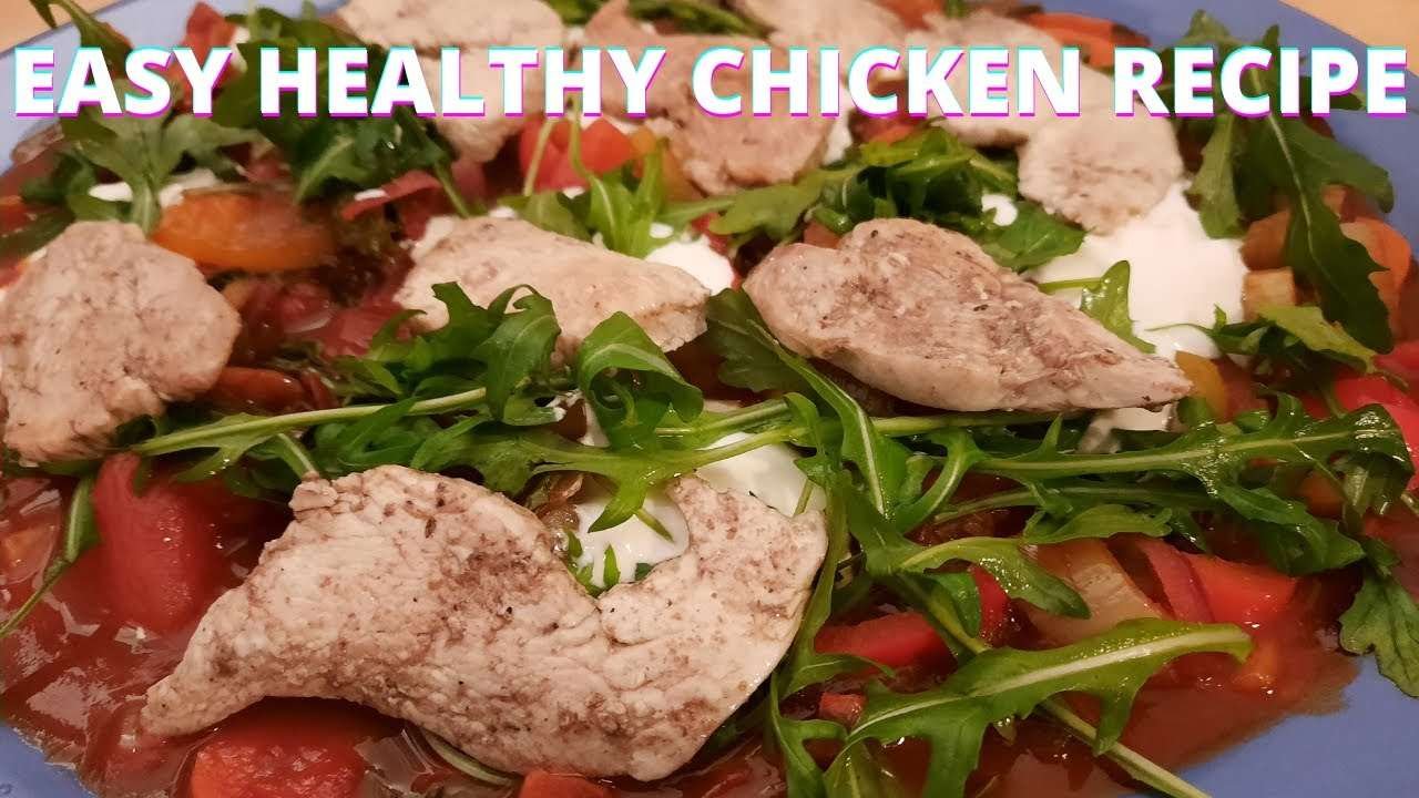 Easy healthy chicken recipe for dinner with few ingredients!!