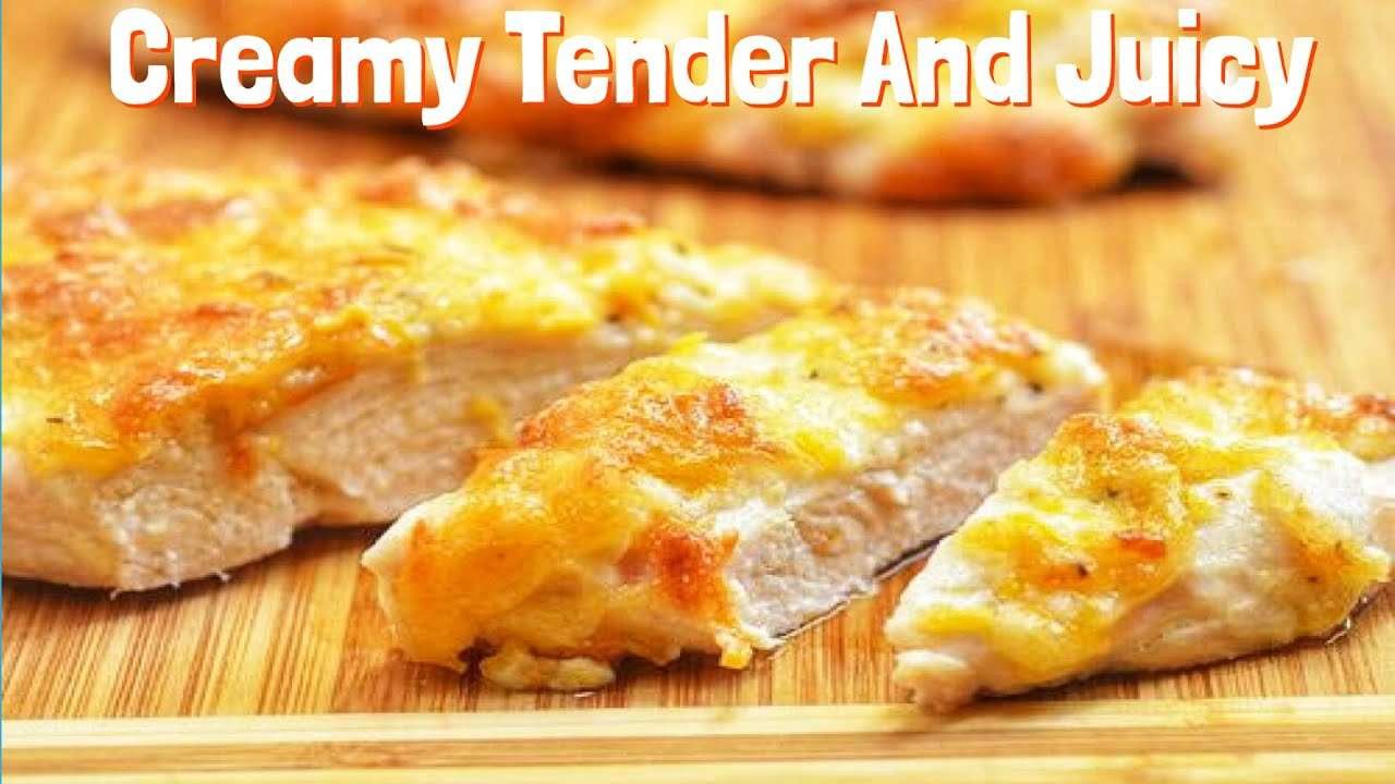 Super Easy Baked Chicken For Dinner • Juicy Tender And Creamy Chicken Recipe