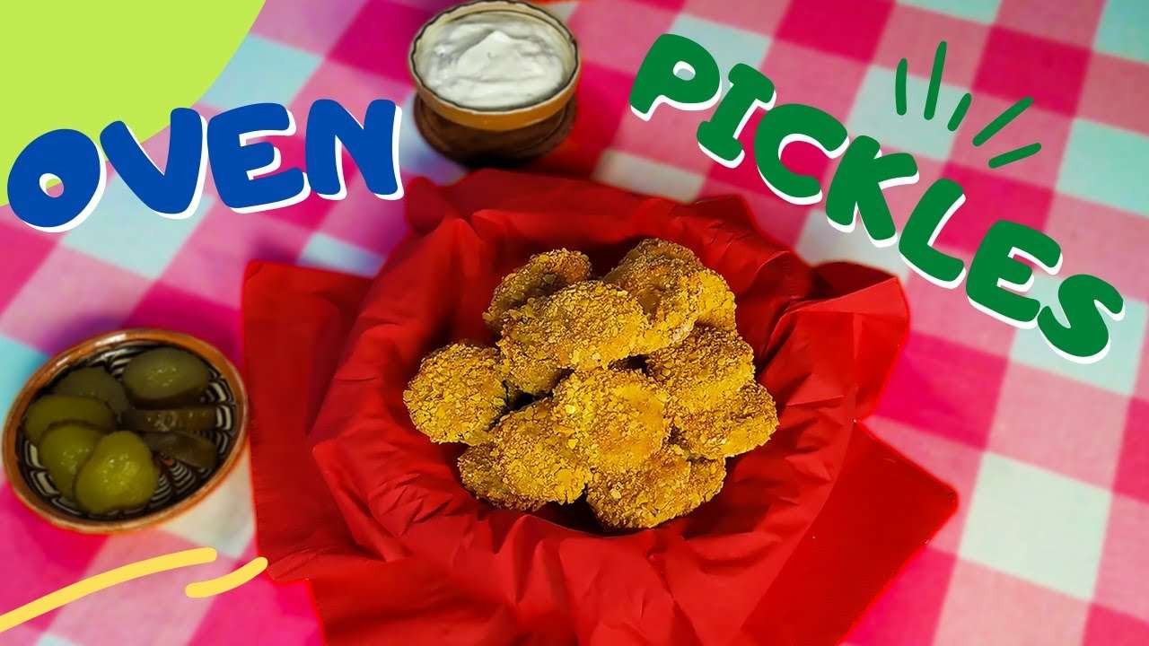 Crispy Oven Cucumber Recipe | Oven Fried Pickles Recipe