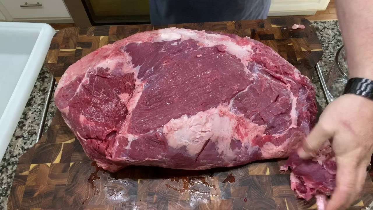 Whole Smoked Beef Neck (Prep) (Weber SmokeFire EX6