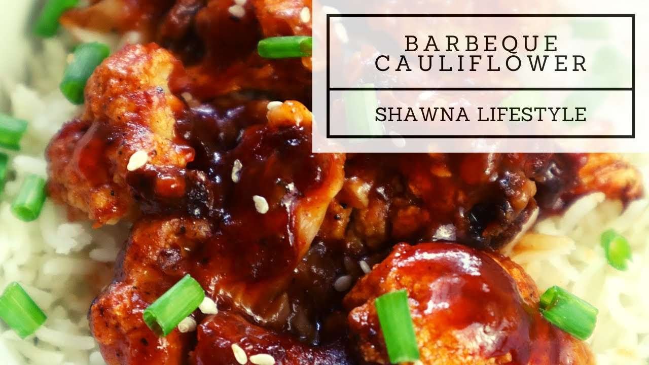Barbeque Cauliflower 'wings" | How to make Barbeque Cauliflower| Vegan Oven Baked Barbeque 'Wings'|