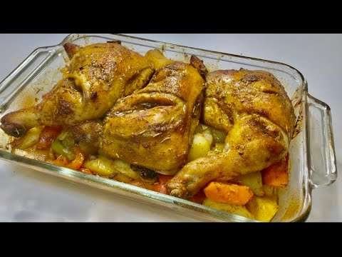 Baked chicken  and Potatoes | chicken and potatoes Recipe