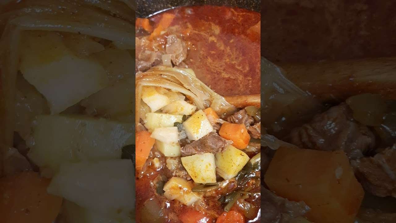 Hungarian goulash soup