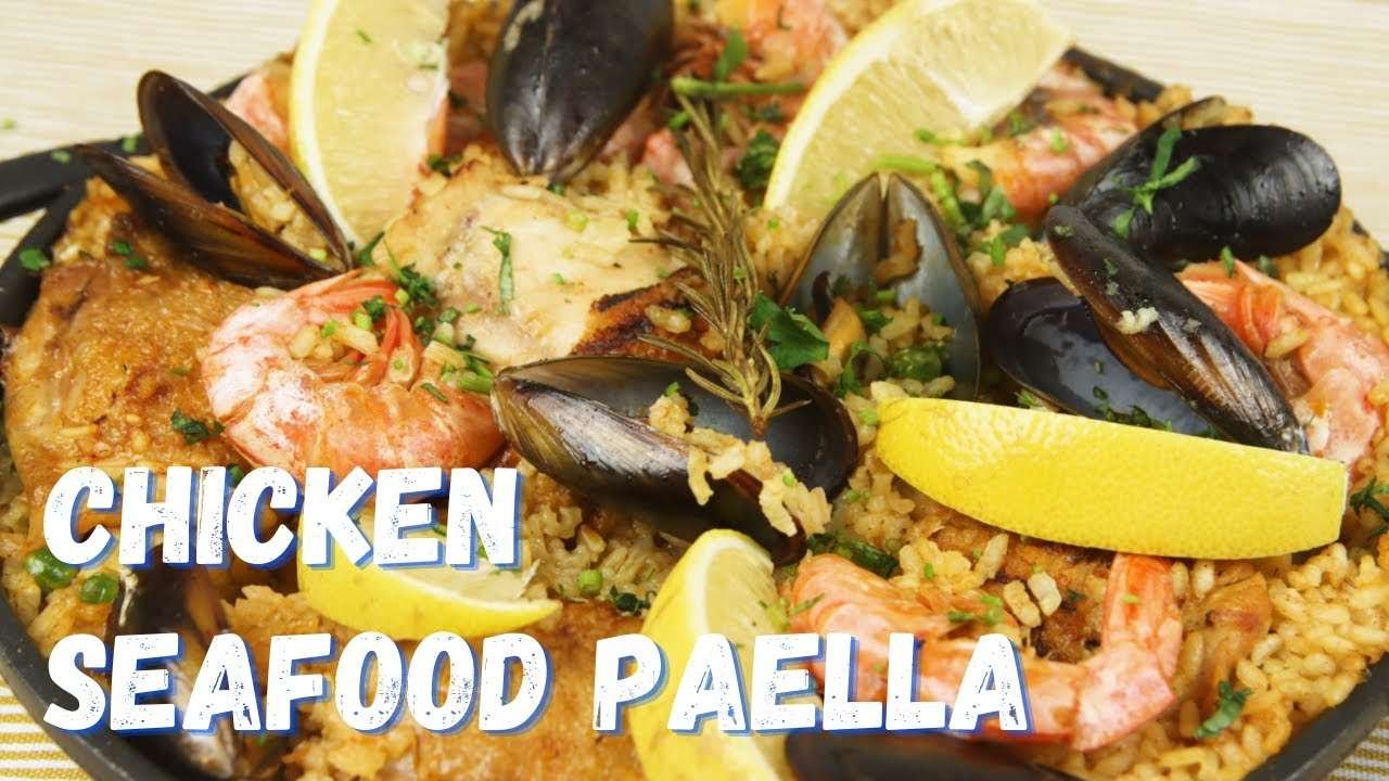 Chicken Seafood Paella Recipe (with the Whatever Pan) | Best Cookware | Non Stick