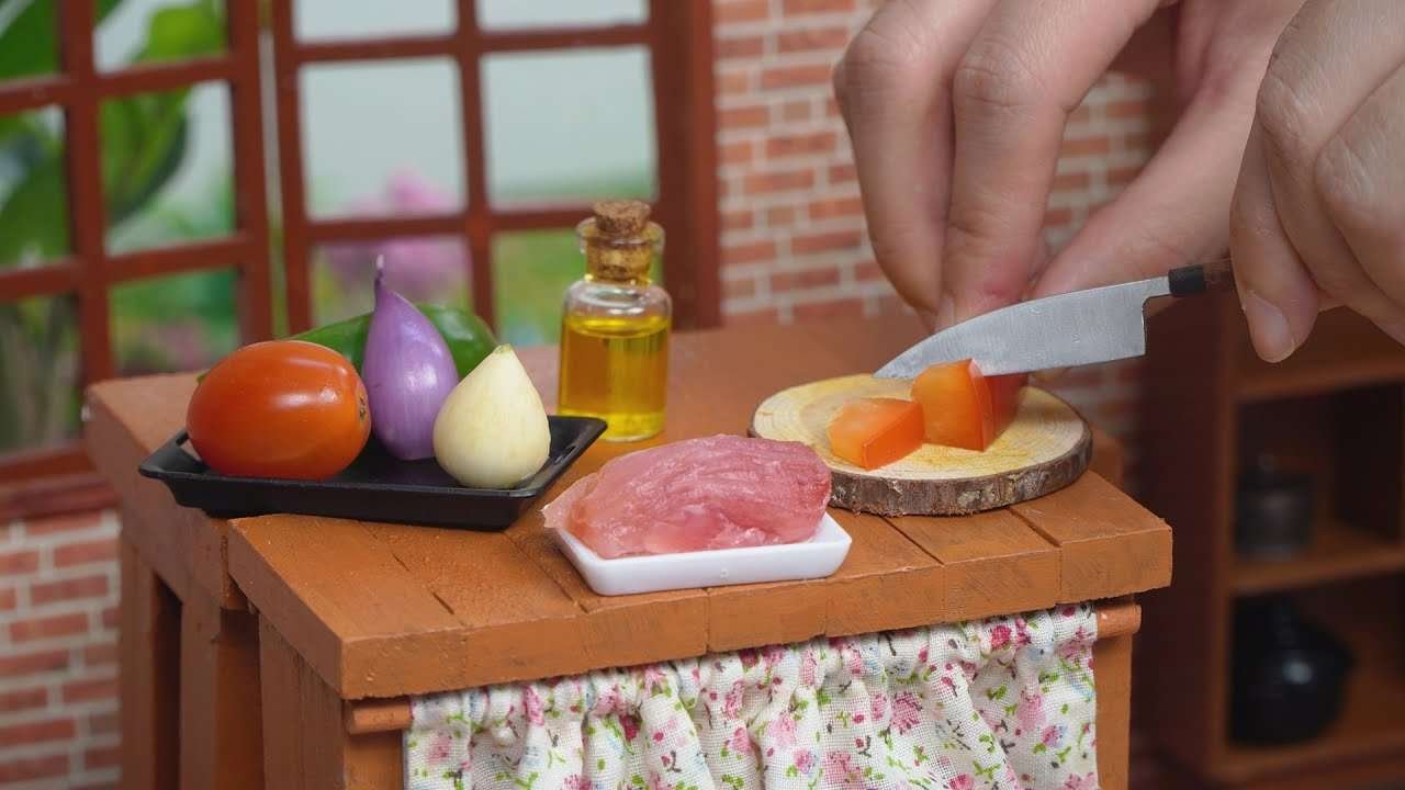 Miniature Beef Goulash Recipe | DIY Miniature Cooking Food In Real Life