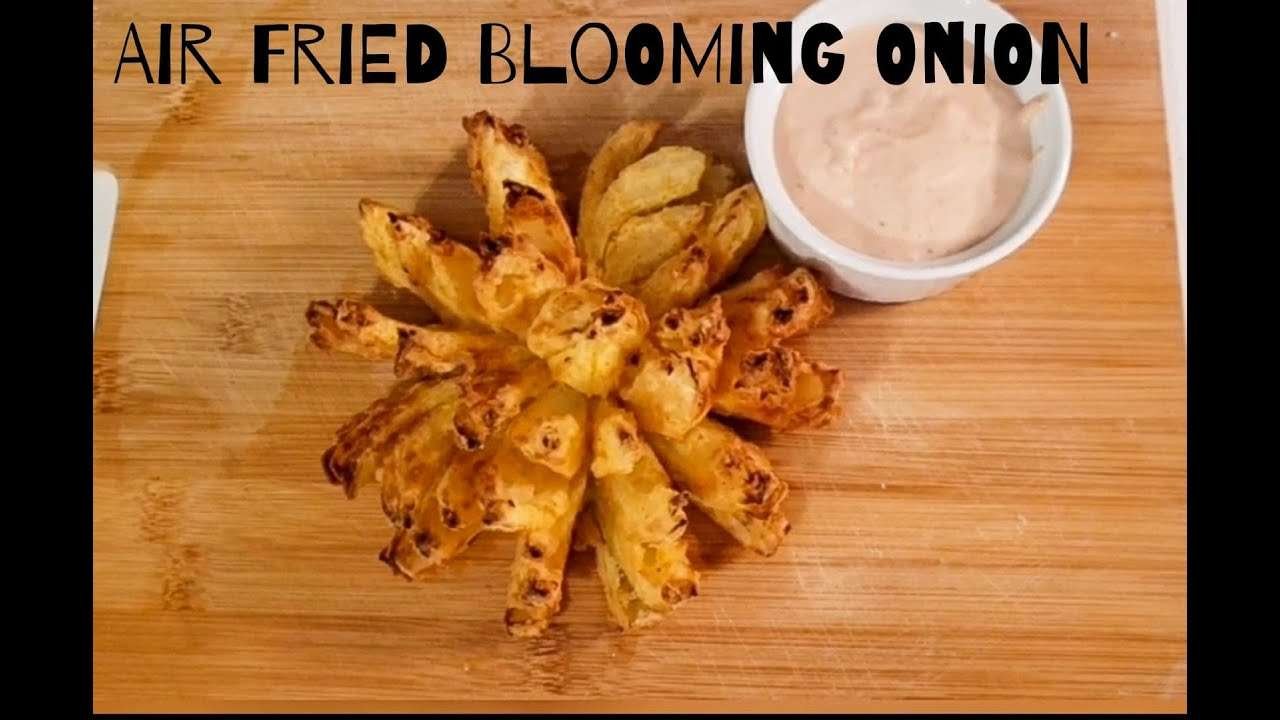 Easy Air Fryer Blooming Onion