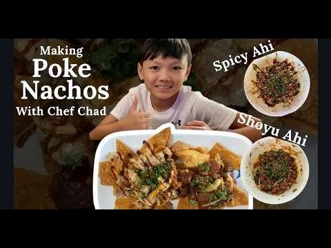 Making Poke Nachos with Chef Chad