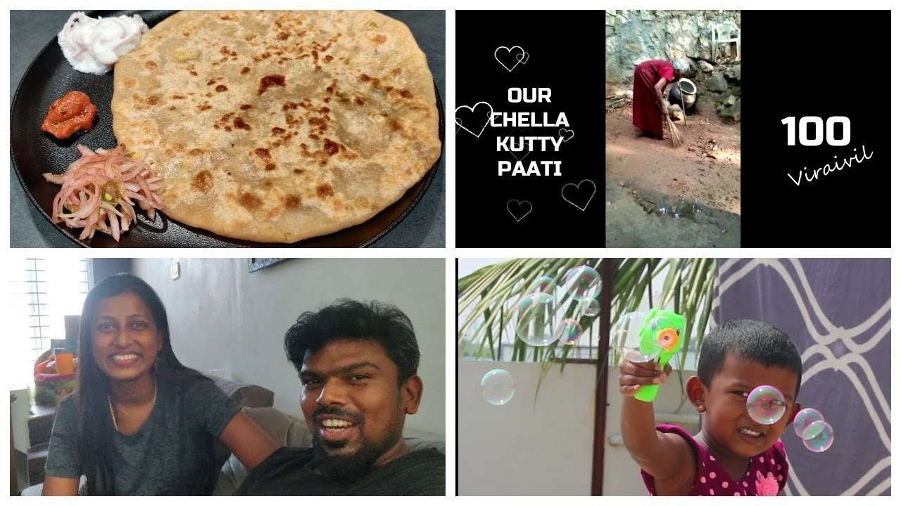 Meet my Paati/Cauliflower from terrace garden/Aloo paratha for dinner/Quick dinner recipes