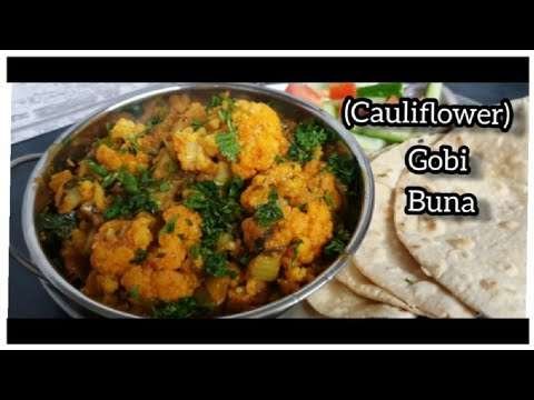 Spicy Cauliflower Dish | Gobi Buna | Vegetarian Food Healthy Eating 😋