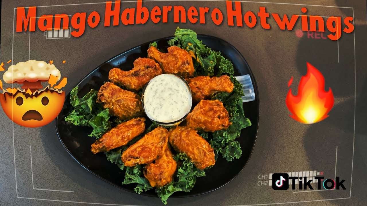 Viral Tik Tok Recipe #Mango #Habernero #Hotwings