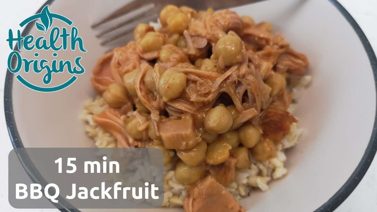 15 min BBQ Jackfruit – quick vegan meal ideas