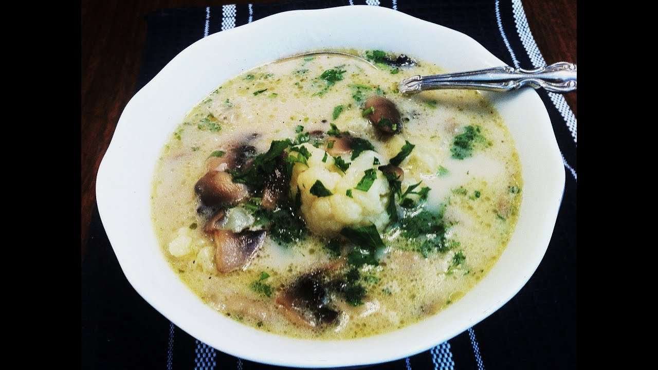 Creamy Hungarian Cauliflower and Mushroom Soup"Tejszines Karfiolos Gombaleves” RECIPES are now BELOW