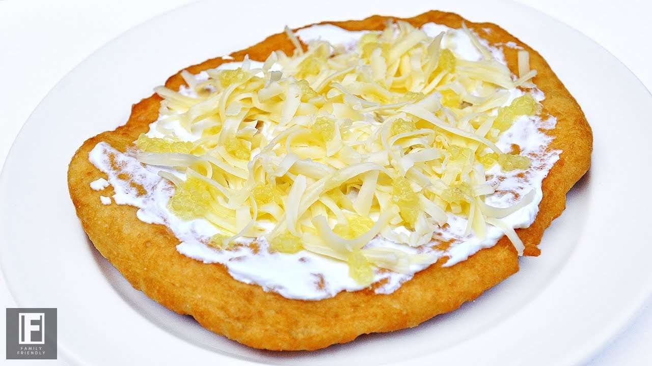 Hungarian Langos Recipe | Hungarian Street Food