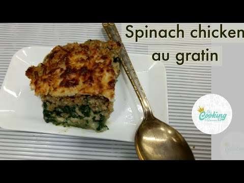 Spinach Chicken au Gratin | Baked Spinach Chicken | The Cooking Queens 53