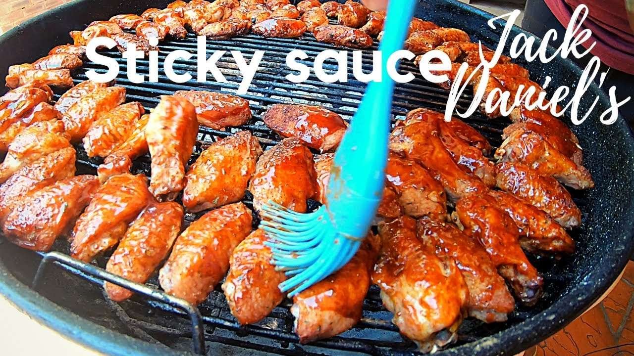 Jack Daniels Sticky Chicken Wings Sauce | Best Sauce | 2 minutes