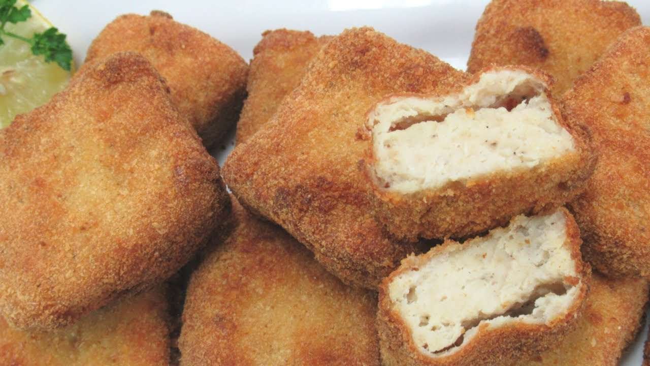 Homemade Chicken Nugget recipe/طريقة تحضير الناجتس