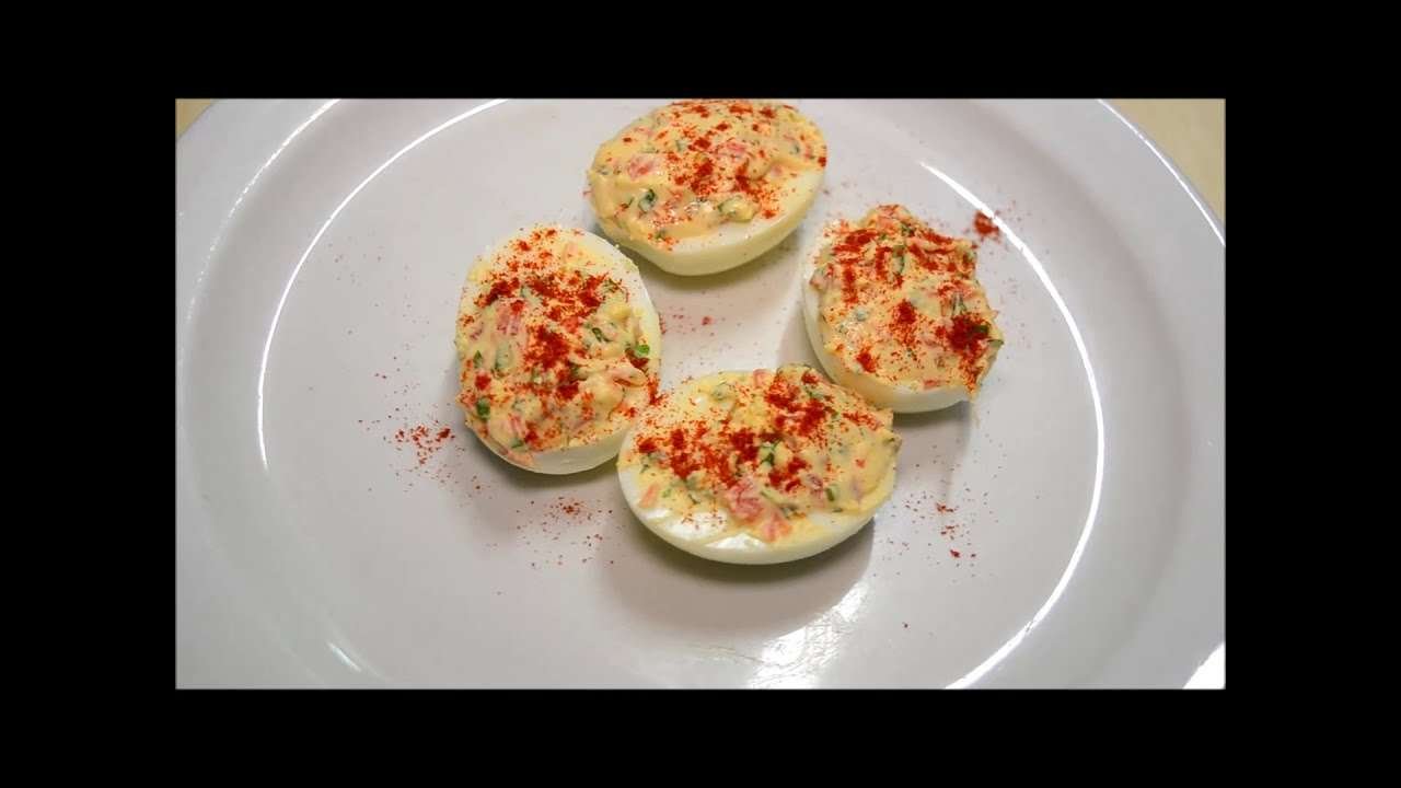How to make Deviled Eggs Without Mustard,/ Easy Deviled Eggs Recipe   //Como Rellenar Huevos Cocidos
