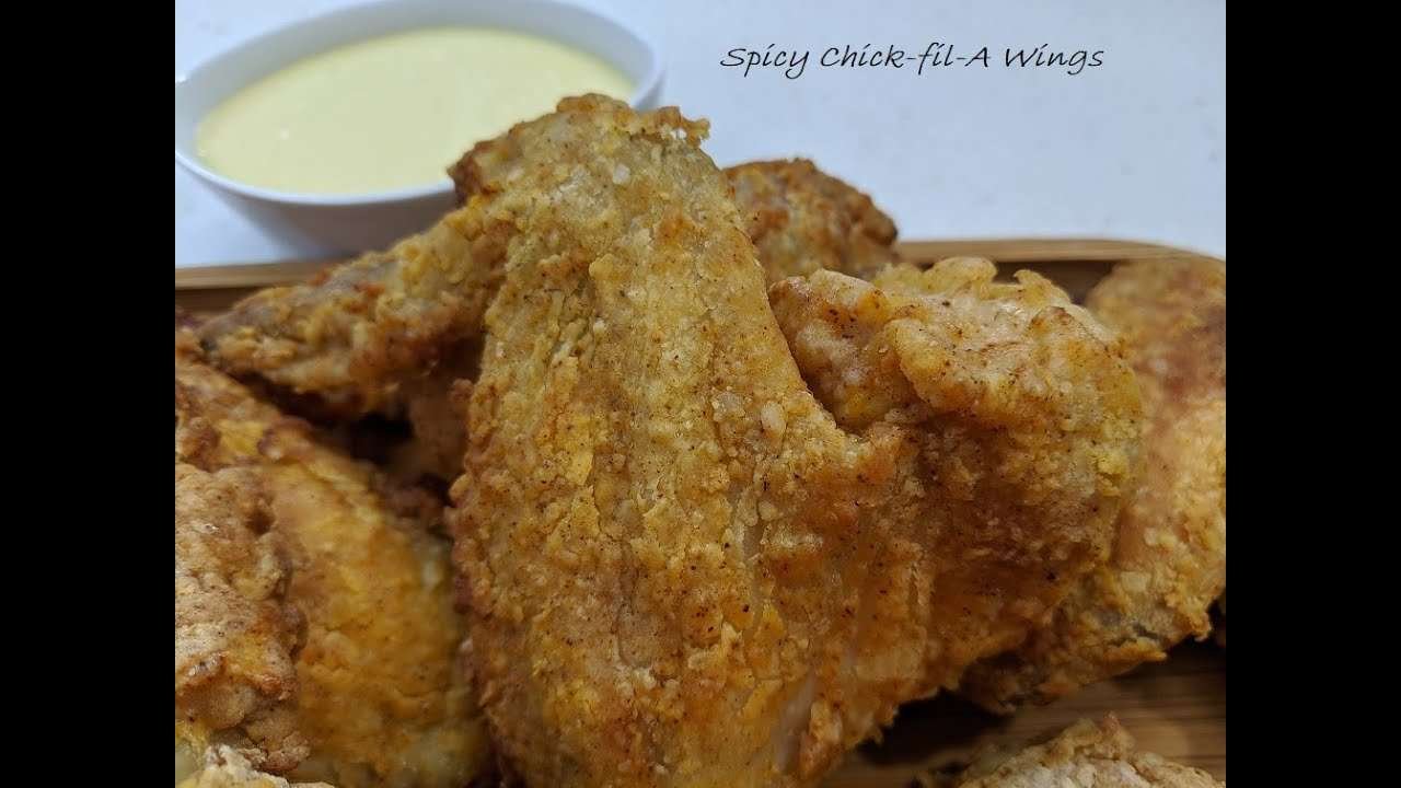 SPICY CRISPY Chick-fil-A CHICKEN WINGS AIR FRYER