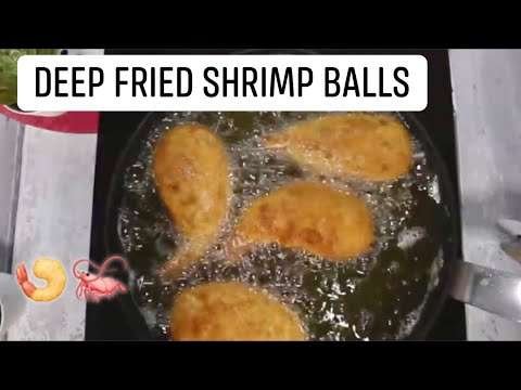 Potato Shrimp Ball with Greek Style Salad||Prawn Potato Ball ||Deep Fried Shrimp Balls