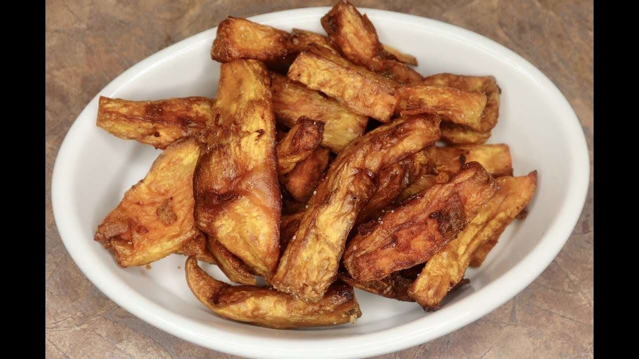 SWEET POTATO FRIES FROM SCRATCH with SPICY MAYO