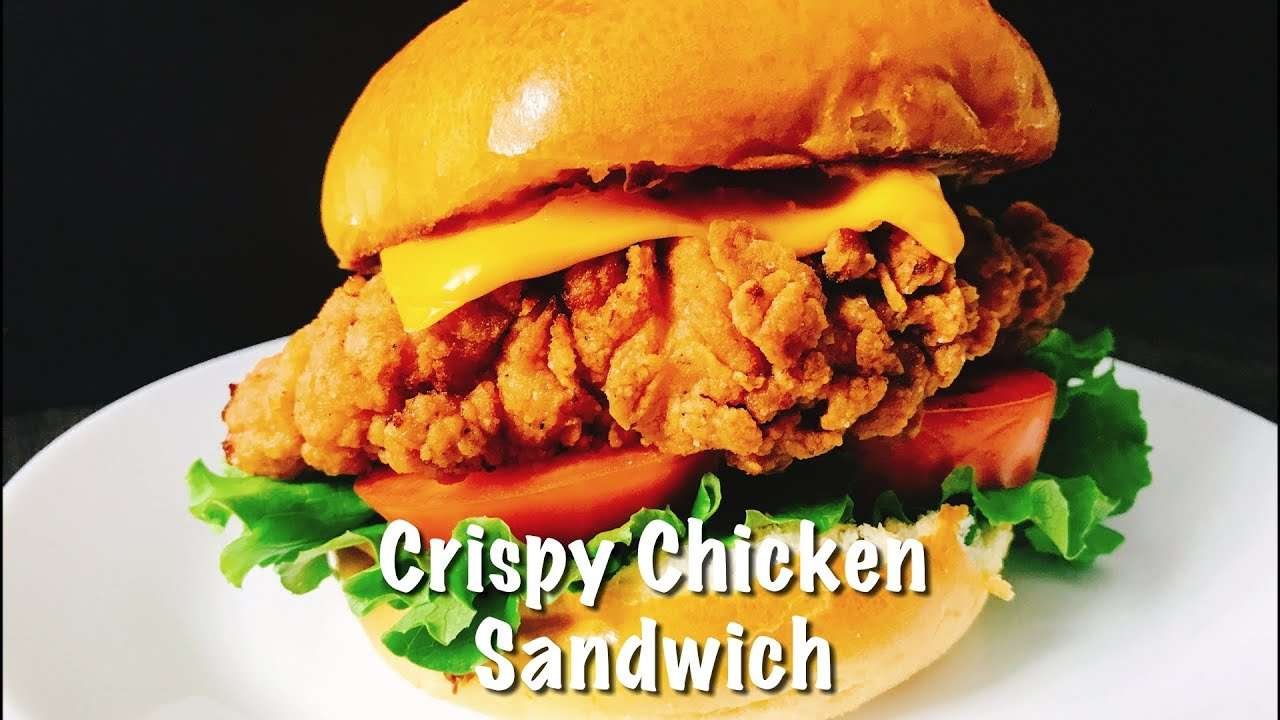 Crispy Chicken Sandwich / How To Make Crispy Fried Chicken Sandwich