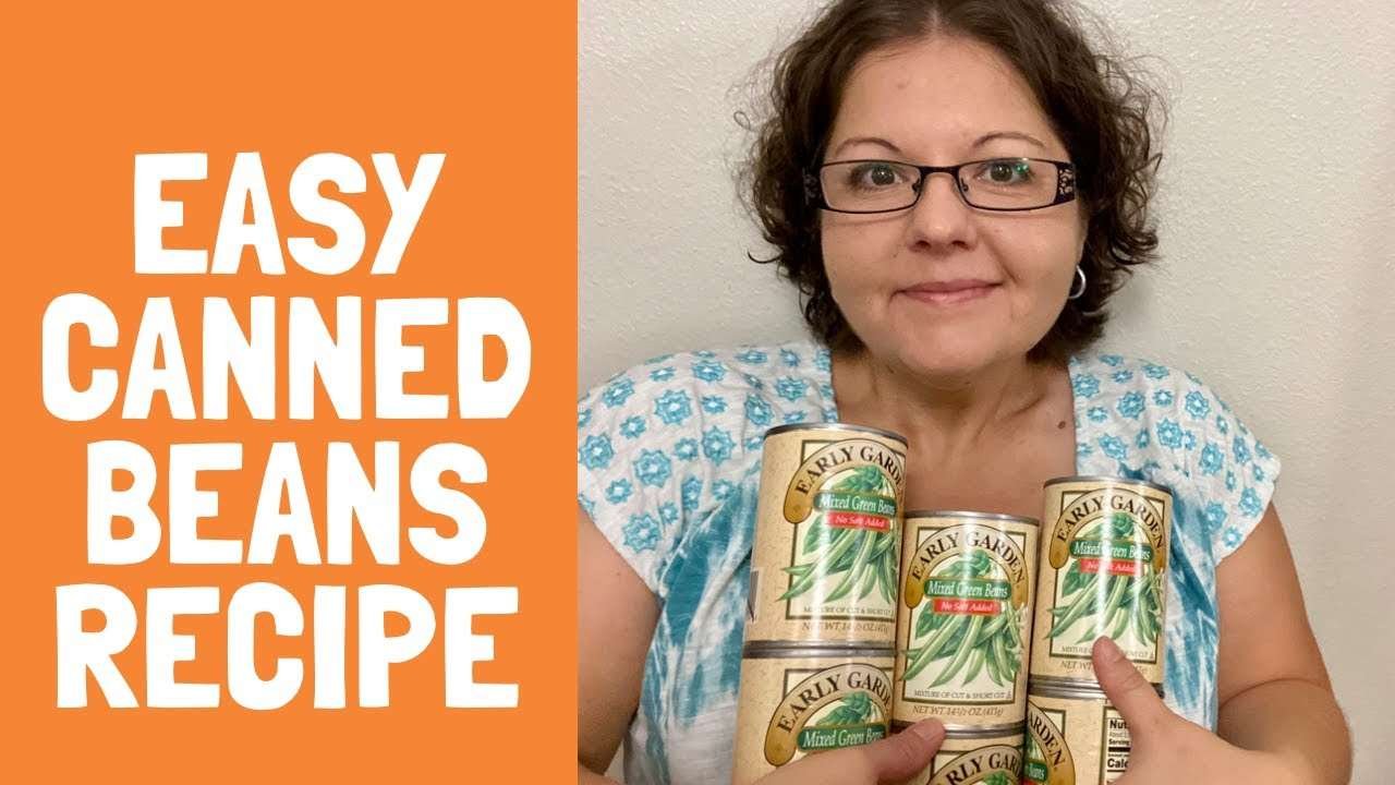 EASY Canned GREEN BEANS Recipe Food Pantry Food Banks Meal Ideas Simple Cooking
