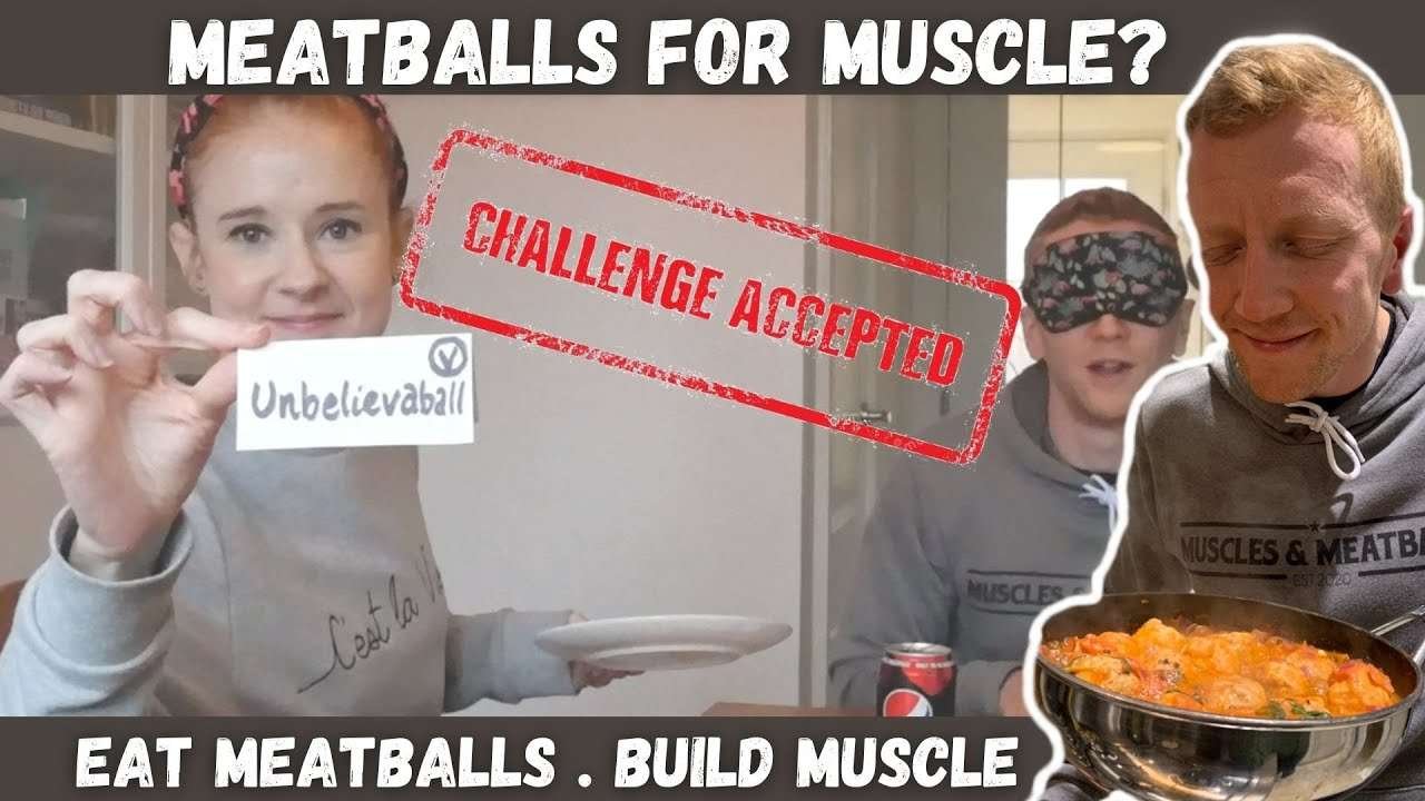 Muscles & Meatballs | Blind Taste Test Mukbang