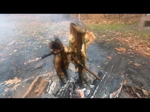 Wild trouts on a cross
