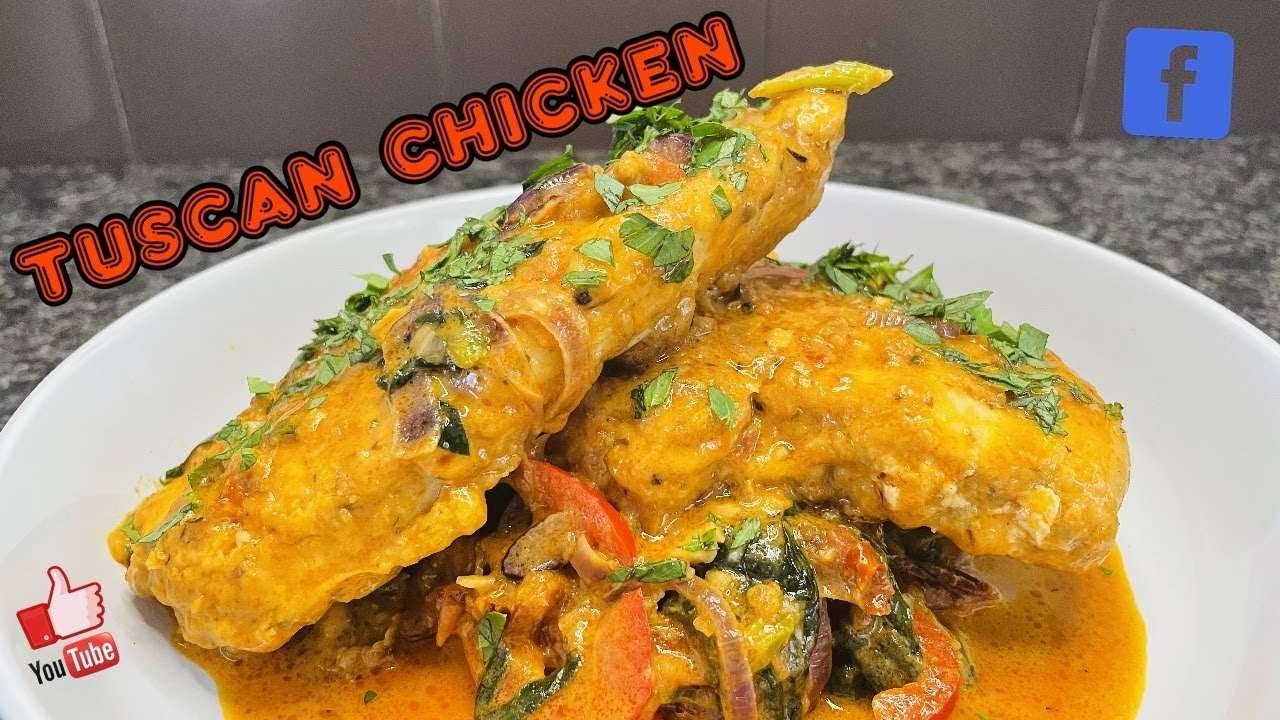 Tuscan Chicken/Creamy Tuscan Chicken/Easy Creamy Chicken Recipe
