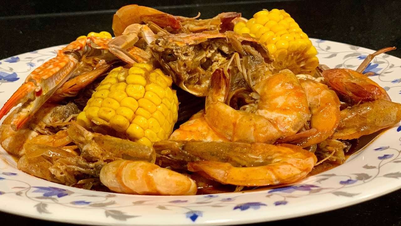 How To Cook Butter Garlic Seafood With Cajun Recipe