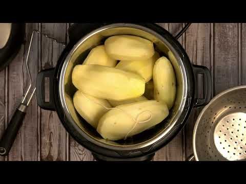 Instant Pot Garlic Rosemary Mashed Potatoes | No Drain – One Pot Recipe