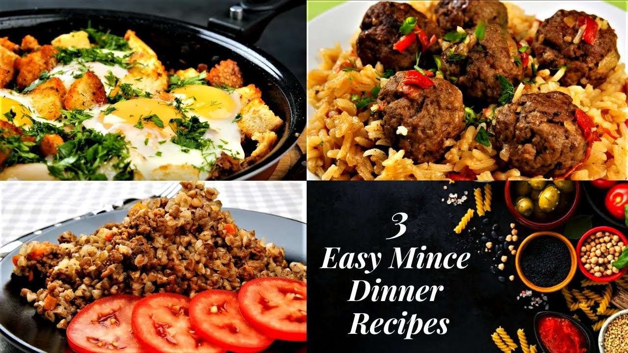 Easy Mince Dinner Recipes (3) | 🍴#easyrecipes #dinnerideas #foodies 😃