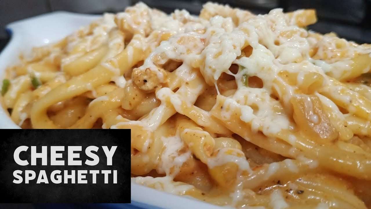 Cheesy/Saucy Spaghetti With Tomato Sauce By SM