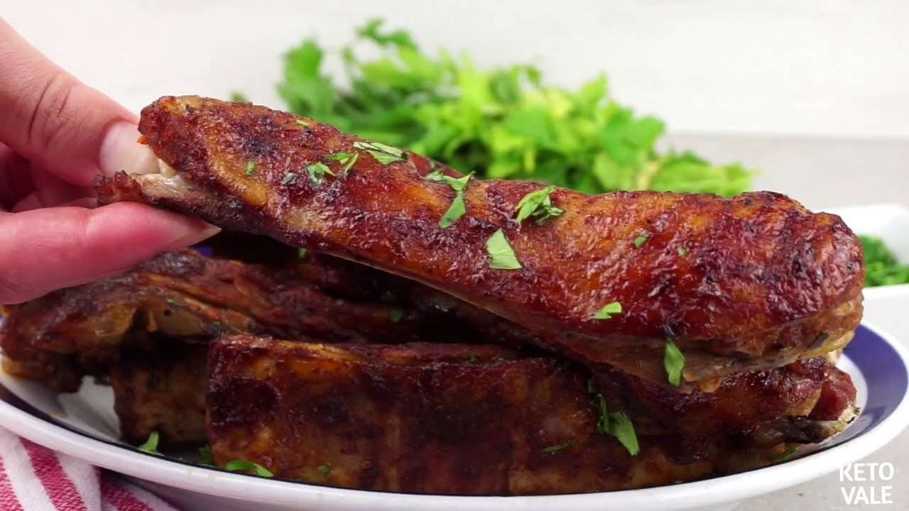 Easy Juicy Instant Pot Spicy Beef Ribs Low Carb Keto Recipe