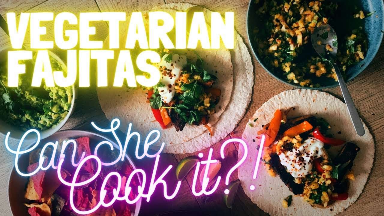 LEVEL UP Veggie Fajitas with Maisie and Jago | REMOTE RECIPES
